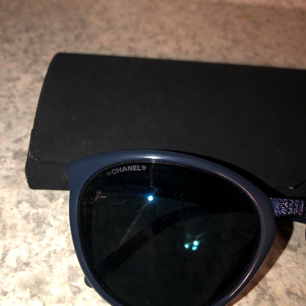 Chanel Dark Blue Sunglasses